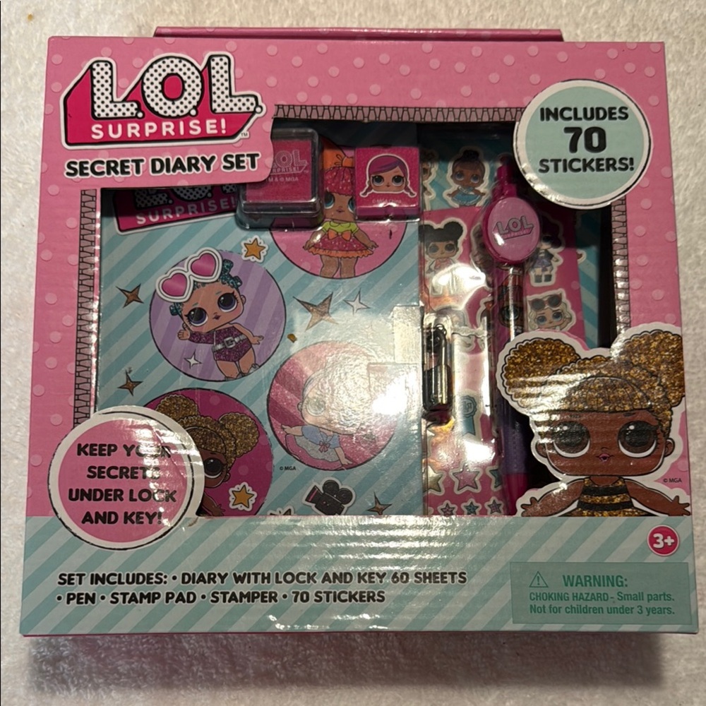 LOL Surprise Secret Diary Set with Stickers